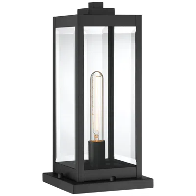 Quoizel Westover 16" High Earth Black Outdoor Pier Light