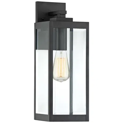 Quoizel Westover 17" High Earth Black Outdoor Wall Light