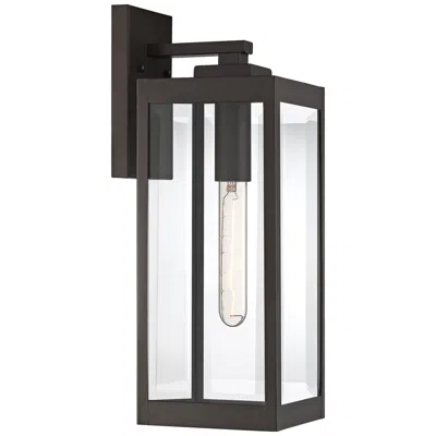 Quoizel Westover 17" High Western Bronze Outdoor Wall Light
