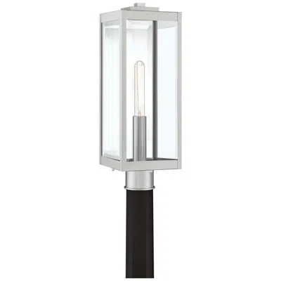 Quoizel Westover 20 1/2" High Silver Outdoor Post Light