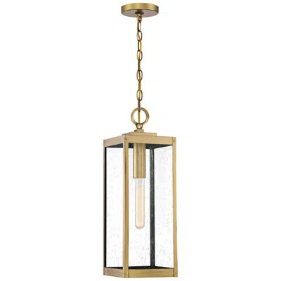 Quoizel Westover 20 3/4" High Antique Brass Outdoor Hanging Light