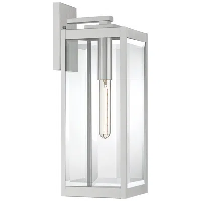 Quoizel Westover 20" High Silver Outdoor Wall Light