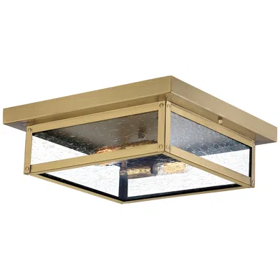 Quoizel Westover 2-lt Antique Brass Flush Mt