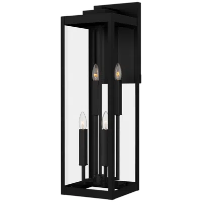 Quoizel Westover 4-light Earth Black Outdoor Wall Lantern
