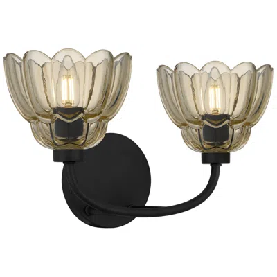 Quoizel Whitecap 2-light Mottled Cocoa Vanity Light