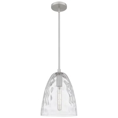 Quoizel Whitmore 1-light Brushed Nickel Mini Pendant Light