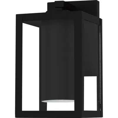 Quoizel Wiebe 1-light Earth Black Dark Sky Outdoor Wall Lantern In Powder Coated Finish;other