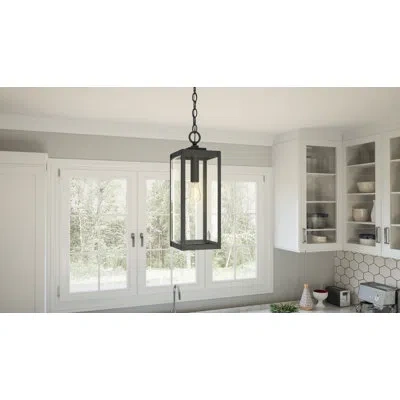 Quoizel Wiebe 1-light Earth Black Mini Pendant