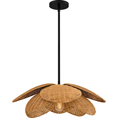 Quoizel Willa 1-light Matte Black Pendant