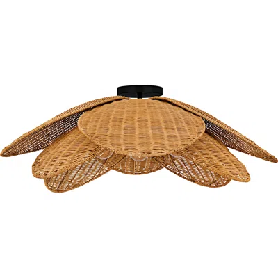 Quoizel Willa 4-light Matte Black Semi-flush Mount