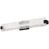 Quoizel Winter 32" Wide Matte Black Led Linear Bath Light In Silver