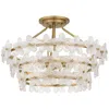 Quoizel Wright 4-light Brushed Gold Semi-flush Mount