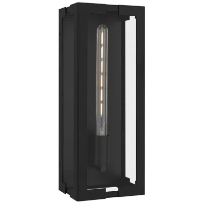 Quoizel Young 1-light Matte Black Outdoor Wall Lantern