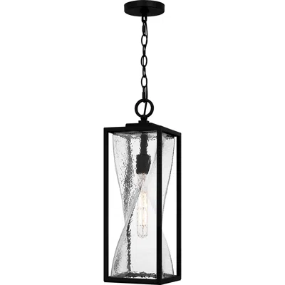 Quoizel Zarah 1-light Matte Black Mini Pendant