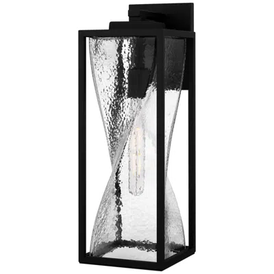 Quoizel Zarah 20 1/4" High Matte Black Outdoor Wall Light