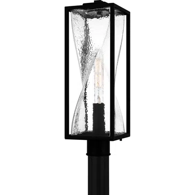 Quoizel Zarah 21 1/4" High Matte Black Outdoor Post Light