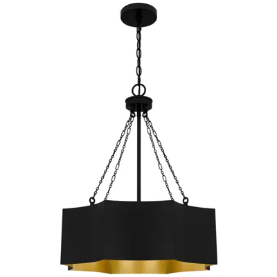 Quoizel Zyler 4-light Matte Black Pendant Light