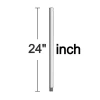 Quorum 24" Universal Downrod-white In White