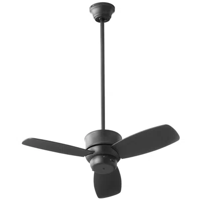 Quorum 32"  Gusto Matte Black Ceiling Fan