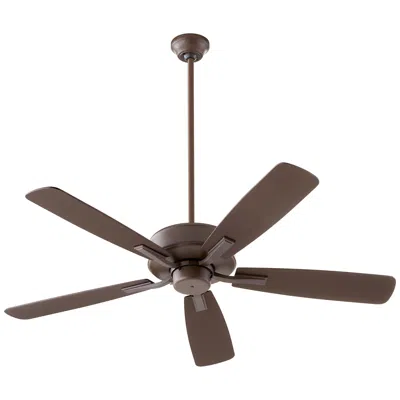 Quorum 52" Ovation Oiled Bronze Ceiling Fan W/ Weathered Oak Blades