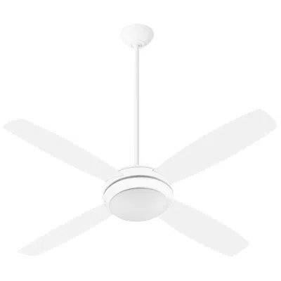 Quorum 54"  Expo Studio White Led Smart Ceiling Fan