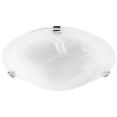 Quorum International 12" Polished Nickel Ceiling Mount In Multi