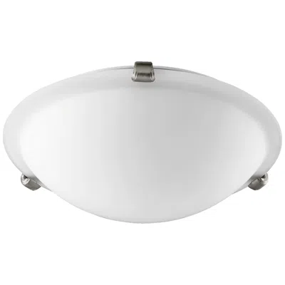Quorum International 12" Satin Nickel Ceiling Mount In Gray