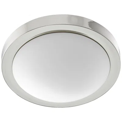 Quorum International 13" Polished Nickel Ceiling Mount In Gray