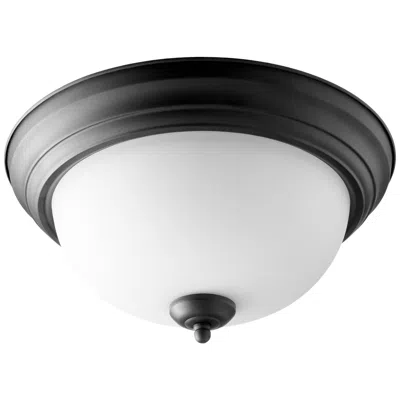 Quorum International 13" Textured Black Ceiling Mount