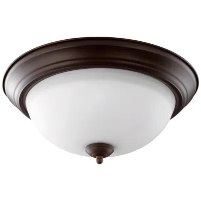 Quorum International 15" Oiled Bronze Ceiling Mount