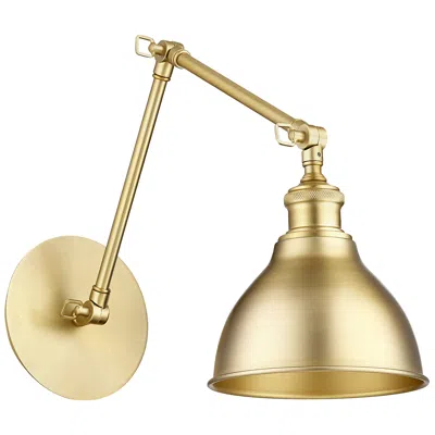 Quorum International 1lt Aged Brass Wall Mount In Gold
