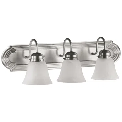 Quorum International 3lt Satin Nickel Vanity Light