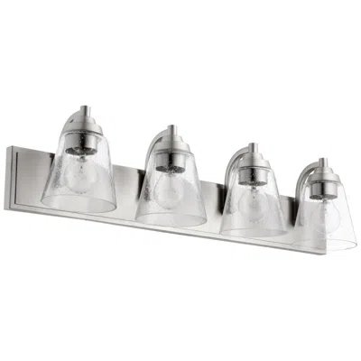 Quorum International 4lt Transitional Satin Nickel Vanity Light