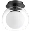 Quorum International 9" Matte Black Ceiling Mount In Black