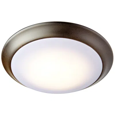Quorum International 9.5" Oiled Bronze Led Wet Ceiling Mount