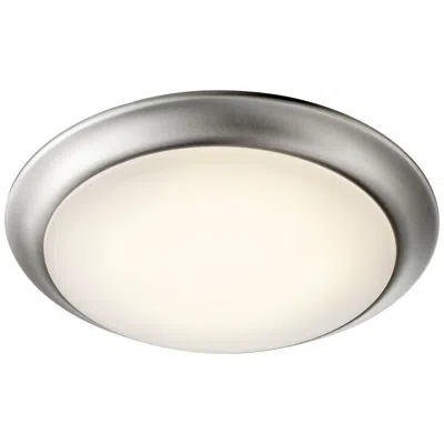 Quorum International 9.5" Satin Nickel Led Wet Ceiling Mount