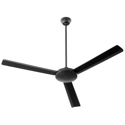 Quorum International Aerovon 60" Matte Black Damp Ceiling Fan