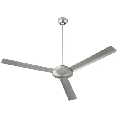 Quorum International Aerovon 60" Satin Nickel Damp Ceiling Fan