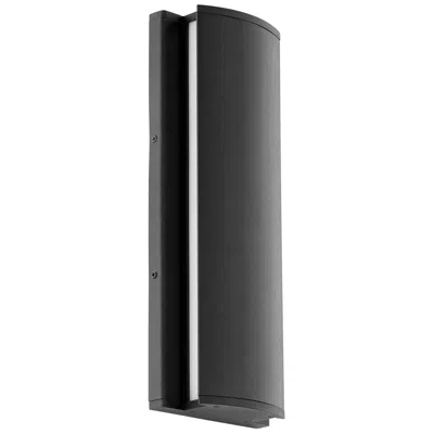 Quorum International Artemis 16" Textured Black Wall Sconce