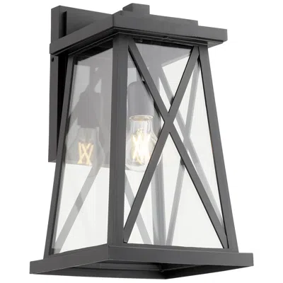 Quorum International Artesno 16" Textured Black Wall Lantern