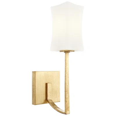 Quorum International Ayala 1lt Gold Leaf Wall Mount