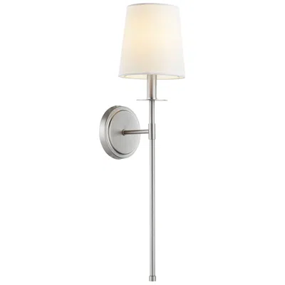Quorum International Belshaw 1lt Satin Nickel Wall Mount In Silver