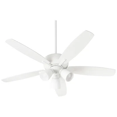 Quorum International Breeze 3 Light Studio White Uni-pack Led Ceiling Fan