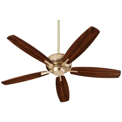 Quorum International Breeze 52" Aged Brass Ceiling Fan