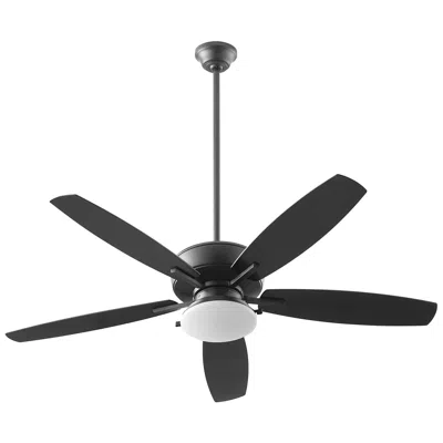 Quorum International Breeze Patio Plus 52" Matte Black Fan