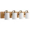 Quorum International Celeste 2lt Aged Brass Vanity Light