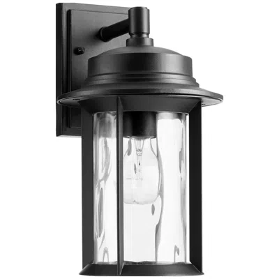 Quorum International Charter 7" Textured Black Wall Lantern