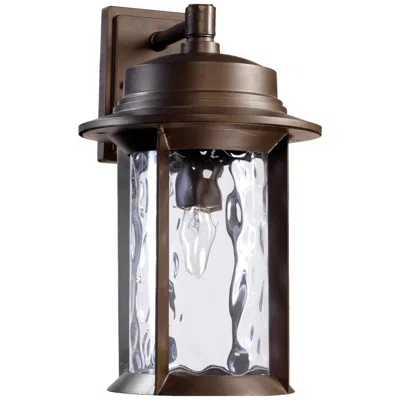 Quorum International Charter 9" Oiled Bronze Wall Lantern