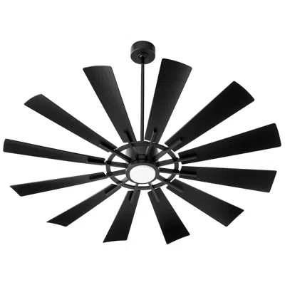 Quorum International Cirque 60" Matte Black Fan