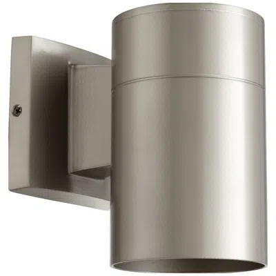 Quorum International Cylinder 1lt 4" Graphite Wall Lantern